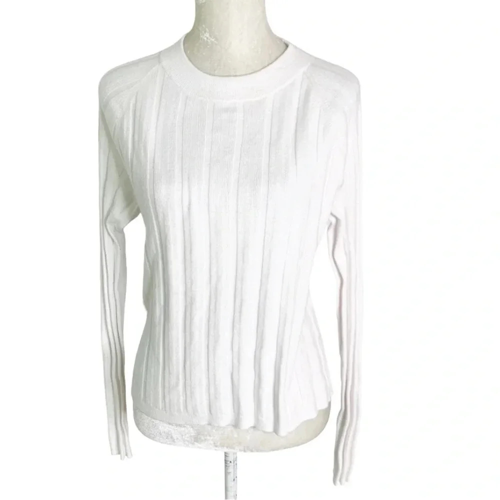 New Nordstrom Halogen Twist Open Back Ribbed Swea… - image 4